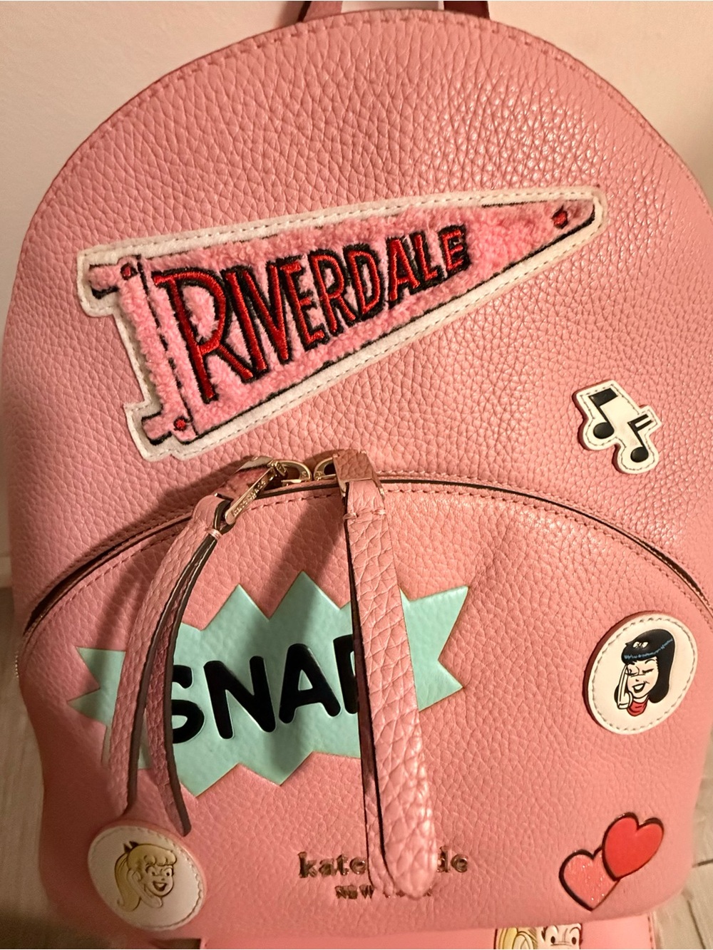 Kate spade Pink Patchwork Archie Comics Mini Backpack + Large Wallet - Picture 6 of 16